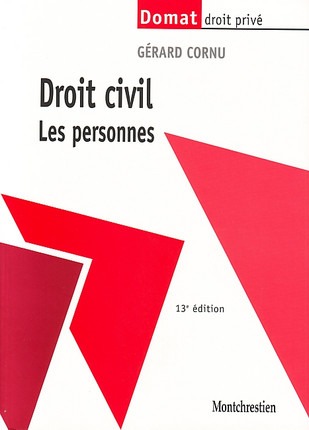DROIT CIVIL - LES PERSONNES 13E ED