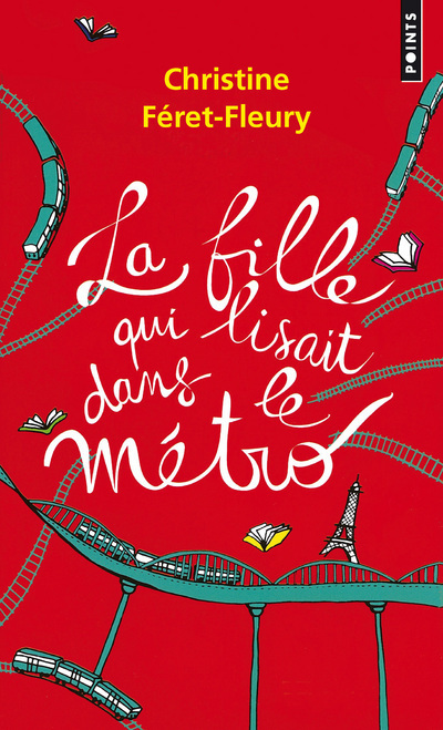 FILLE QUI LISAIT DANS LE METRO