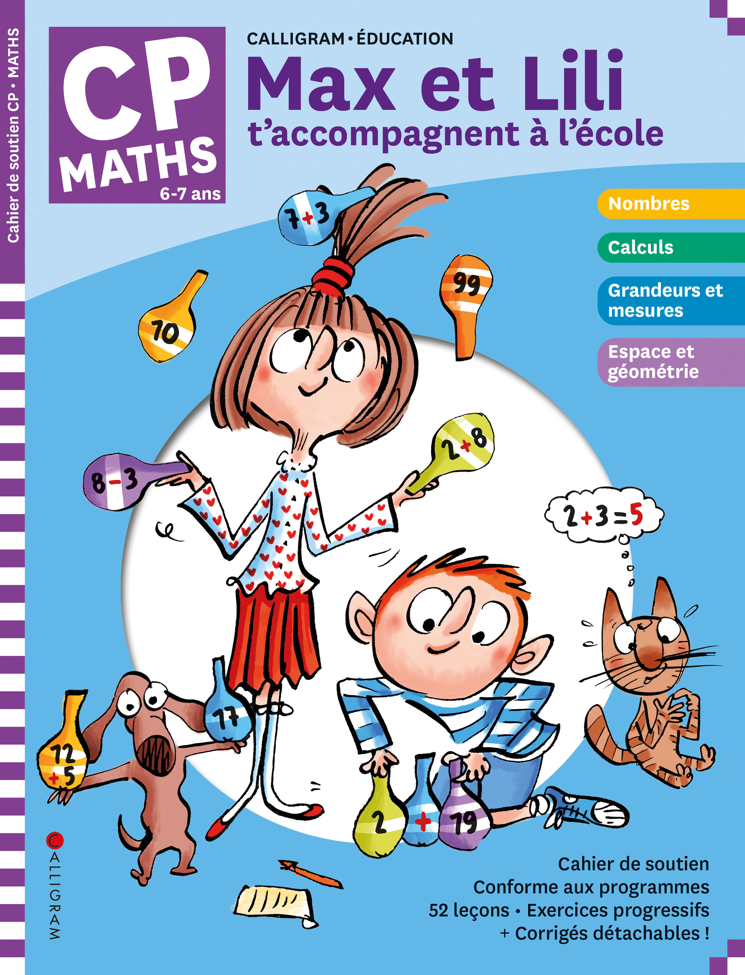 MAX ET LILI T´ACCOMPAGNENT A L´ECOLE EN CP / MATHS