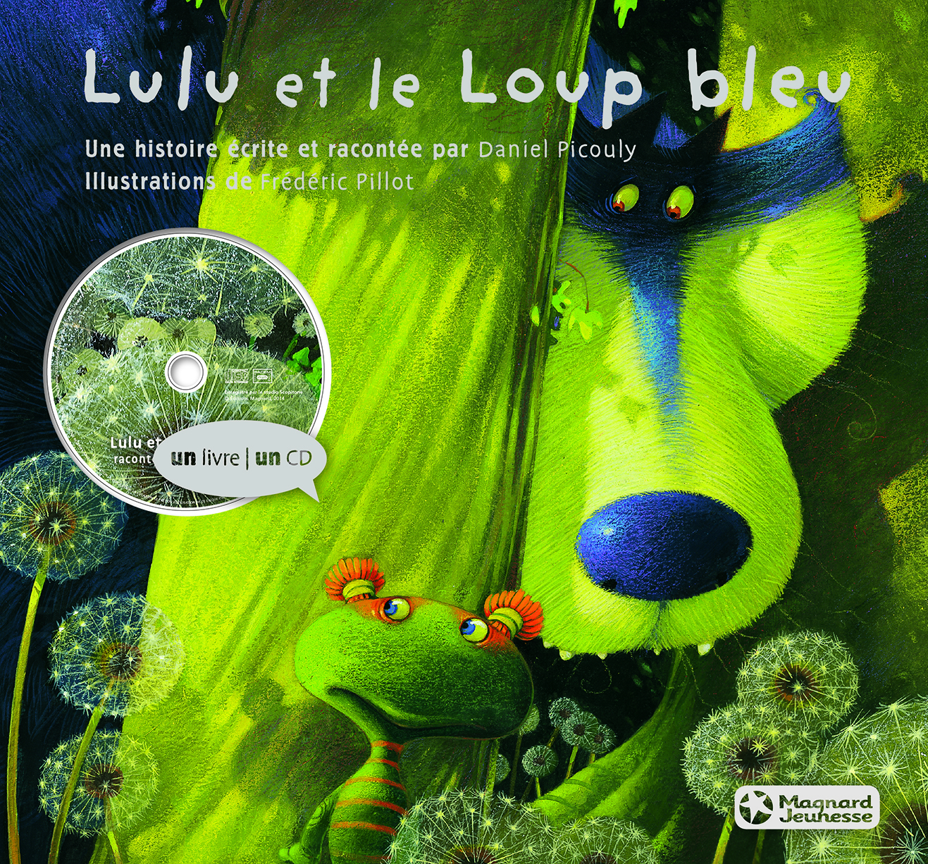 LULU ET LE LOUP BLEU - LIVRE + CD ED. 2014