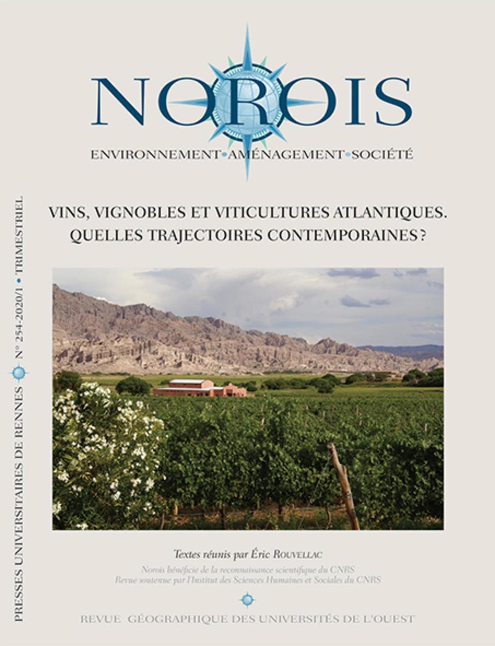 VINS, VIGNOBLES ET VITICULTURES ATLANTIQUES - N 254-2020/1 - QUELLES TRAJECTOIRES CONTEMPORAINES ?