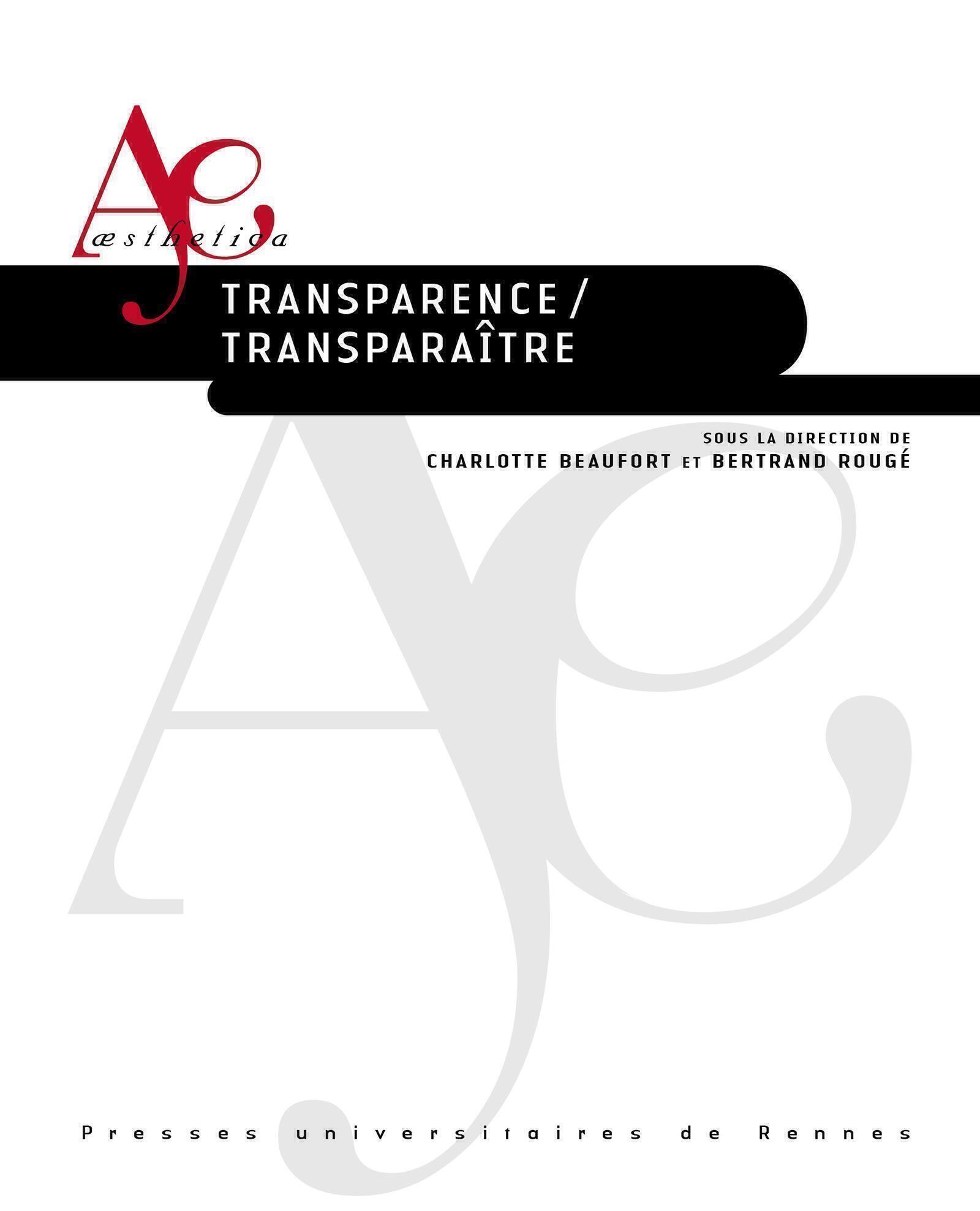 TRANSPARENCE/TRANSPARAITRE