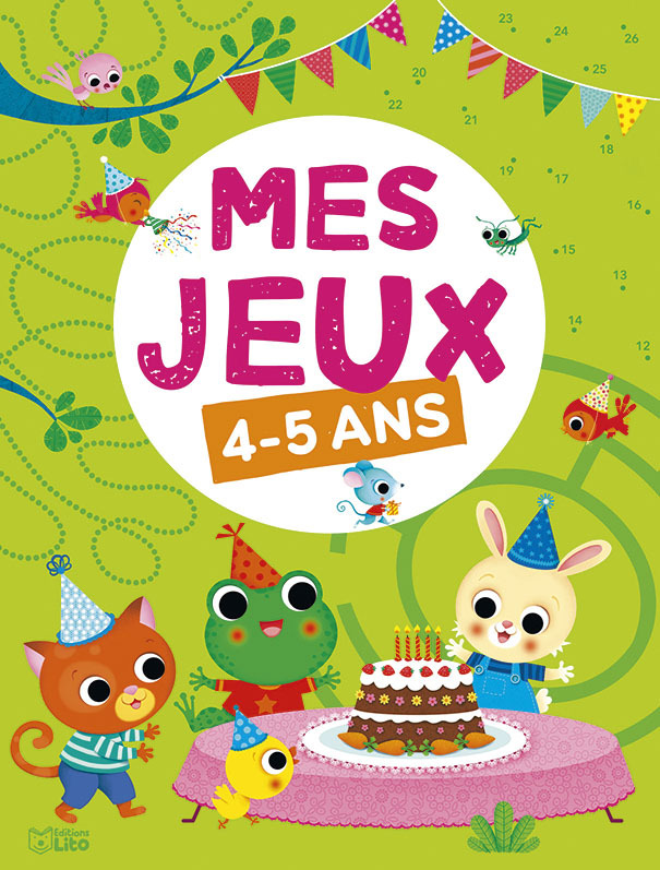 MES JEUX 4-5 ANS - LIVRES JEUX