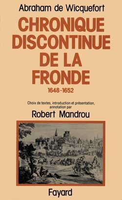 CHRONIQUE DISCONTINUE DE LA FRONDE