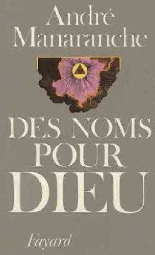 DES NOMS POUR DIEU