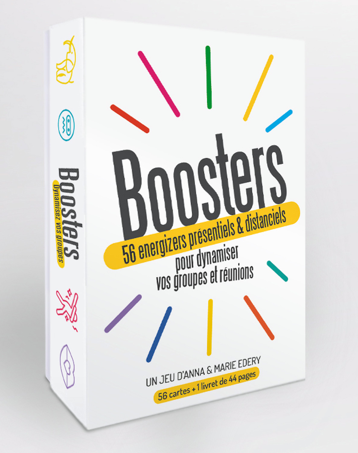 BOOSTERS - 56 ENERGIZERS PRESENTIELS & DISTANCIELS POUR DYNAMISER VOS GROUPES ET REUNIONS - COFFRET