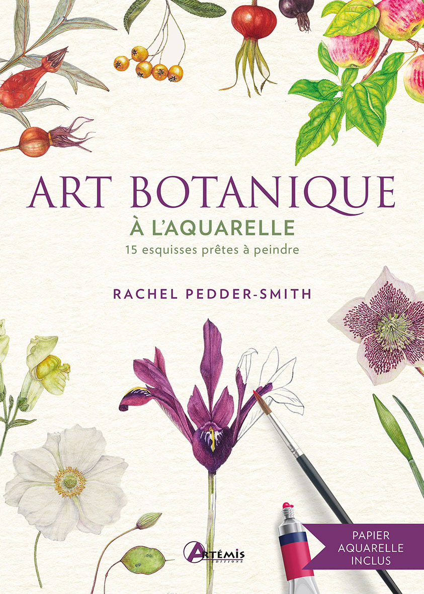 ART BOTANIQUE A L´AQUARELLE - 15 ESQUISSES PRETES A PEINDRE