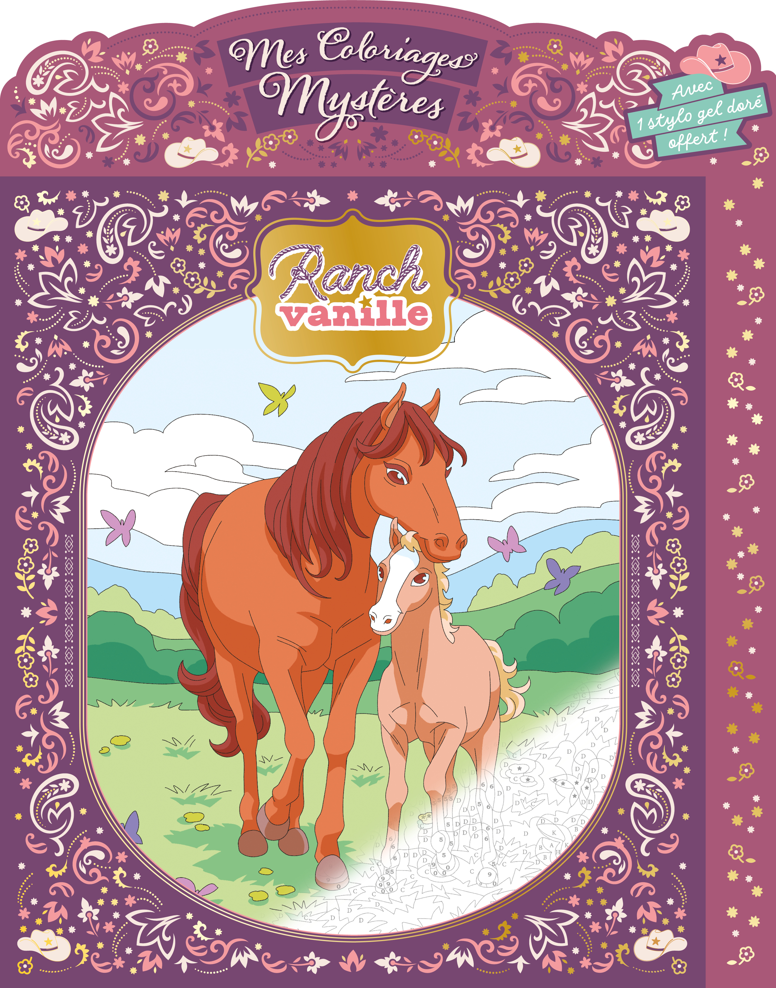 COLORIAGES MYSTERES - RANCH VANILLE