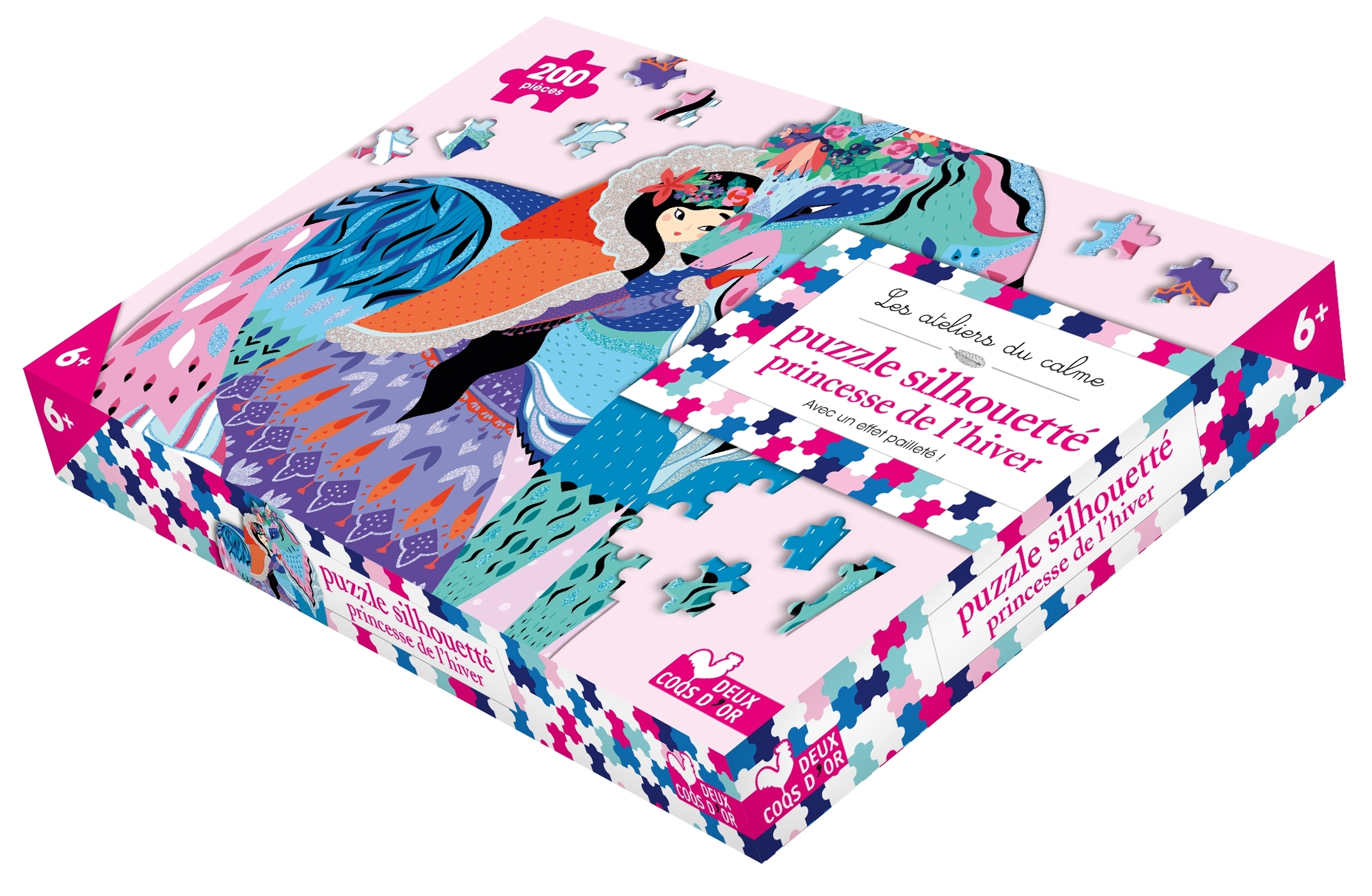 PUZZLE SILHOUETTE PRINCESSE DE L´HIVER - 200 PIECES