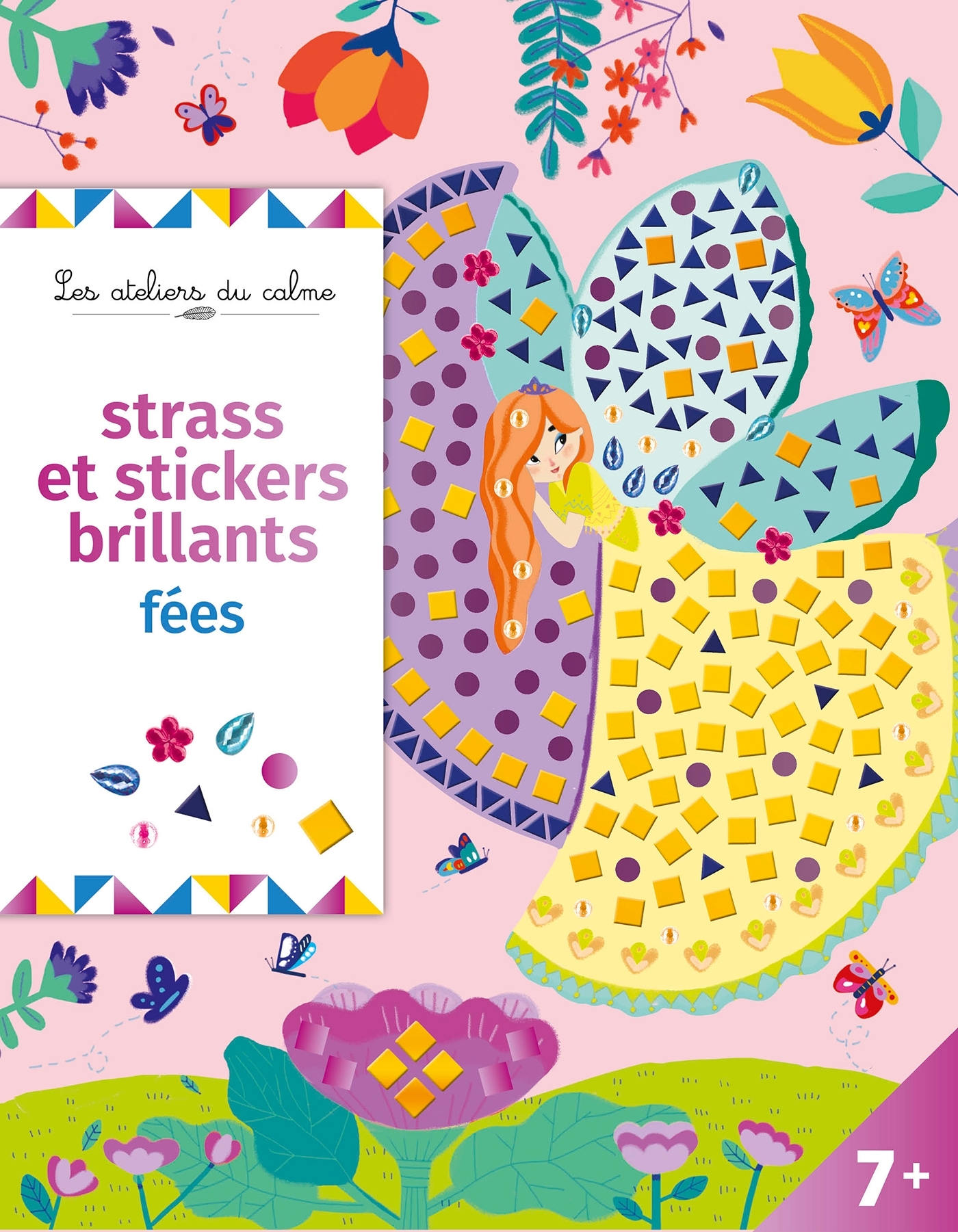 STRASS ET STICKERS BRILLANTS FEES - POCHETTE AVEC ACCESSOIRES