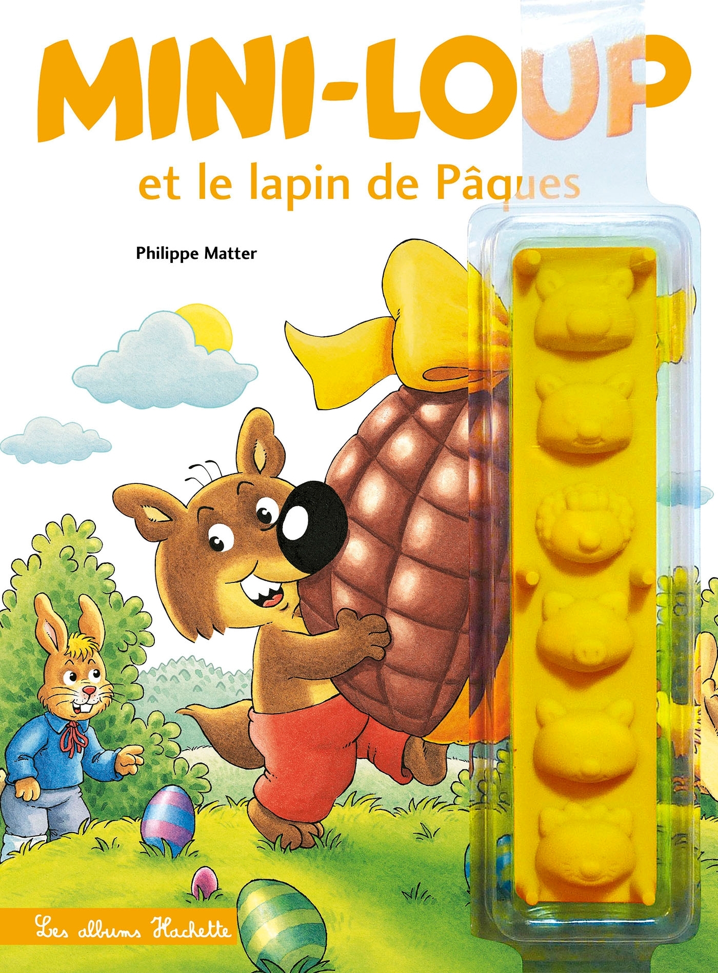 MINI-LOUP ET LE LAPIN DE PAQUES AVEC MOULE EN SILICONE