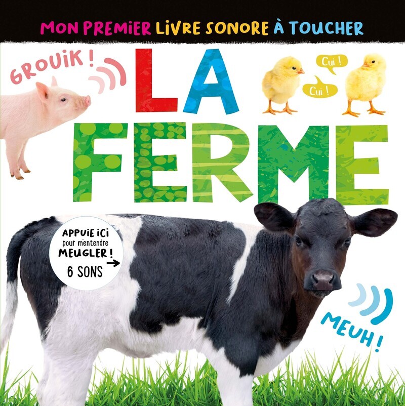 MON PREMIER LIVRE SONORE A TOUCHER - LA FERME