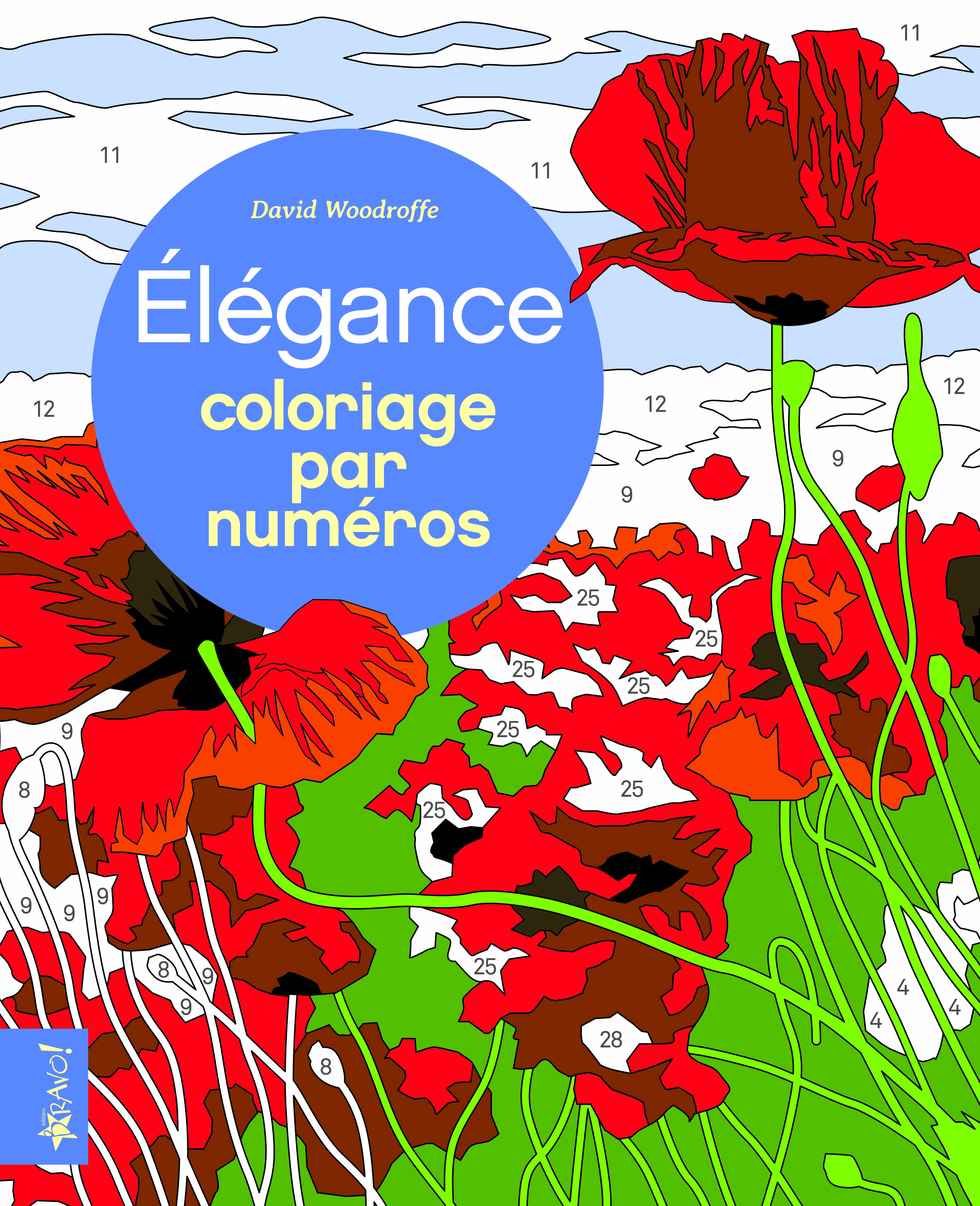 COLORIAGE PAR NUMEROS - ELEGANCE