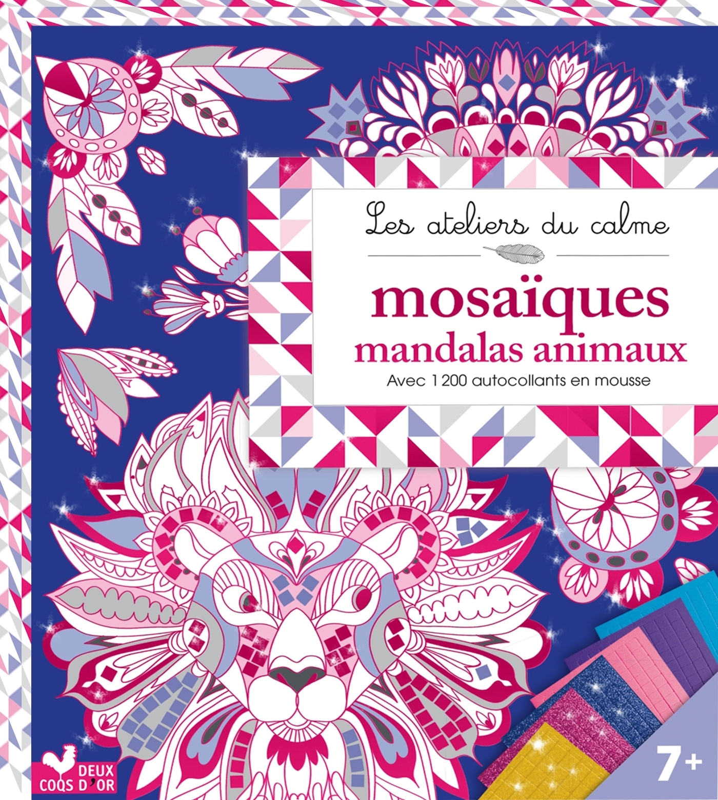 MOSAIQUES MANDALAS ANIMAUX - POCHETTE AVEC ACCESSOIRE
