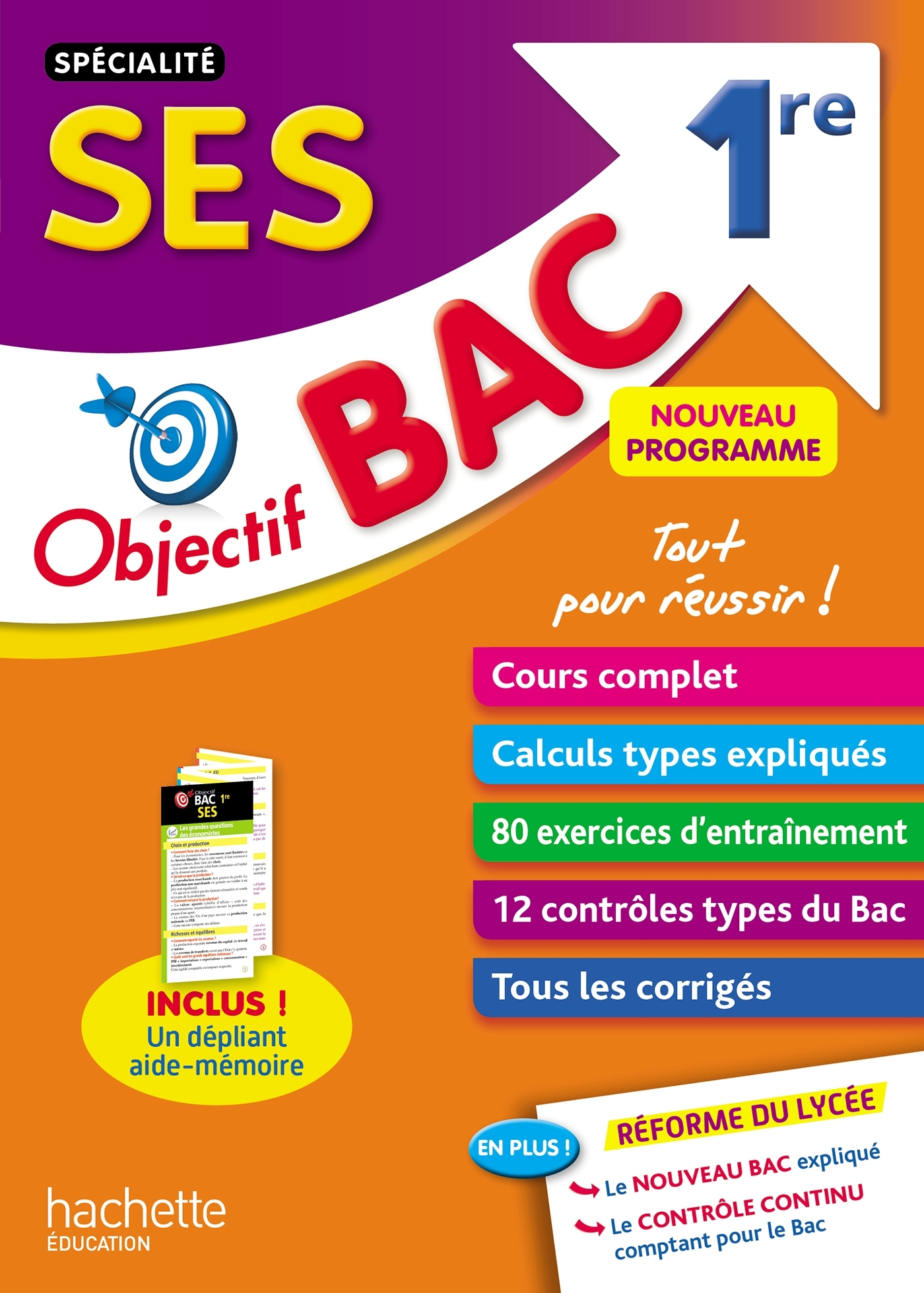 OBJECTIF BAC - SPECIALITE SES 1ERE ES