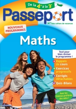 PASSEPORT - MATHS DE LA 4E A LA 3E