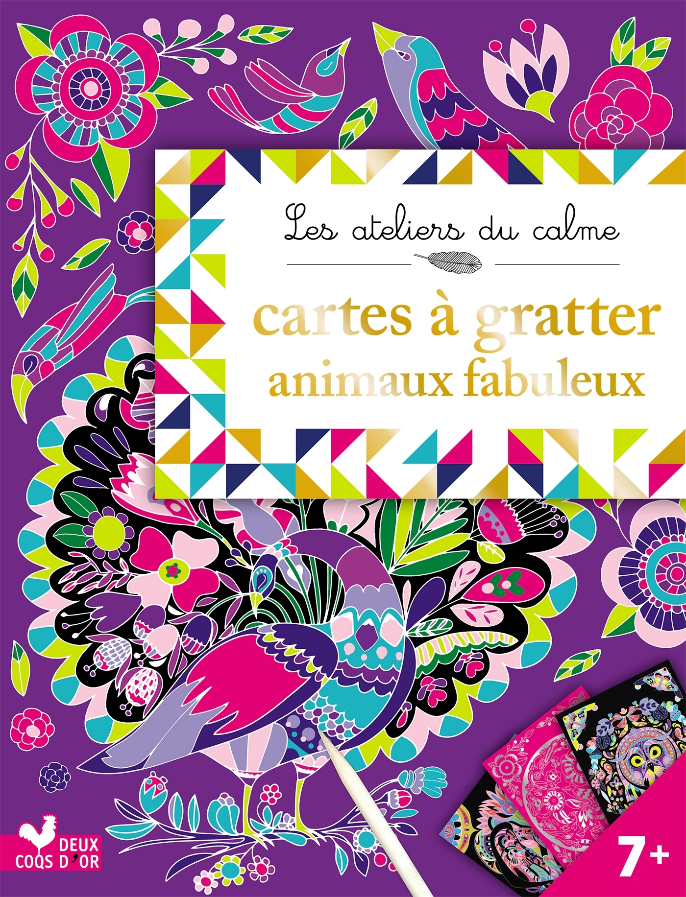 CARTES A GRATTER - ANIMAUX FABULEUX