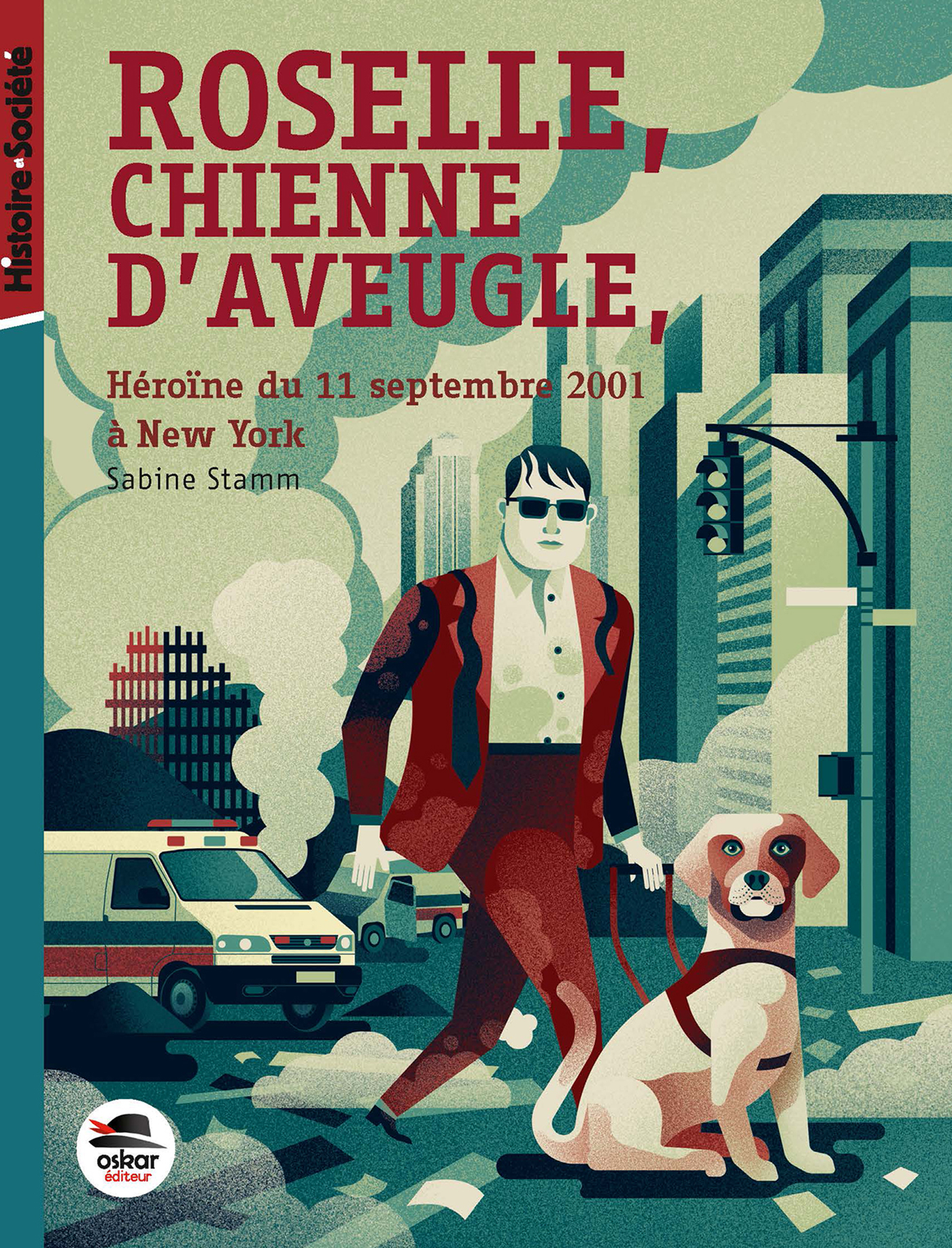 ROSELLE, CHIENNE D´AVEUGLE, HEROINE DU 11 SEPTEMBRE A NEW-YORK
