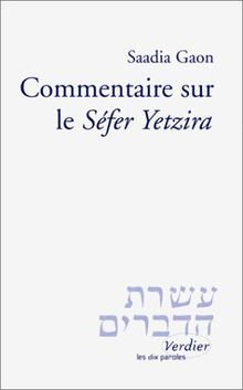 COMMENTAIRE SUR LE SEFER YETSIRA