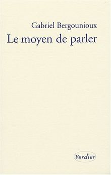 MOYEN DE PARLER