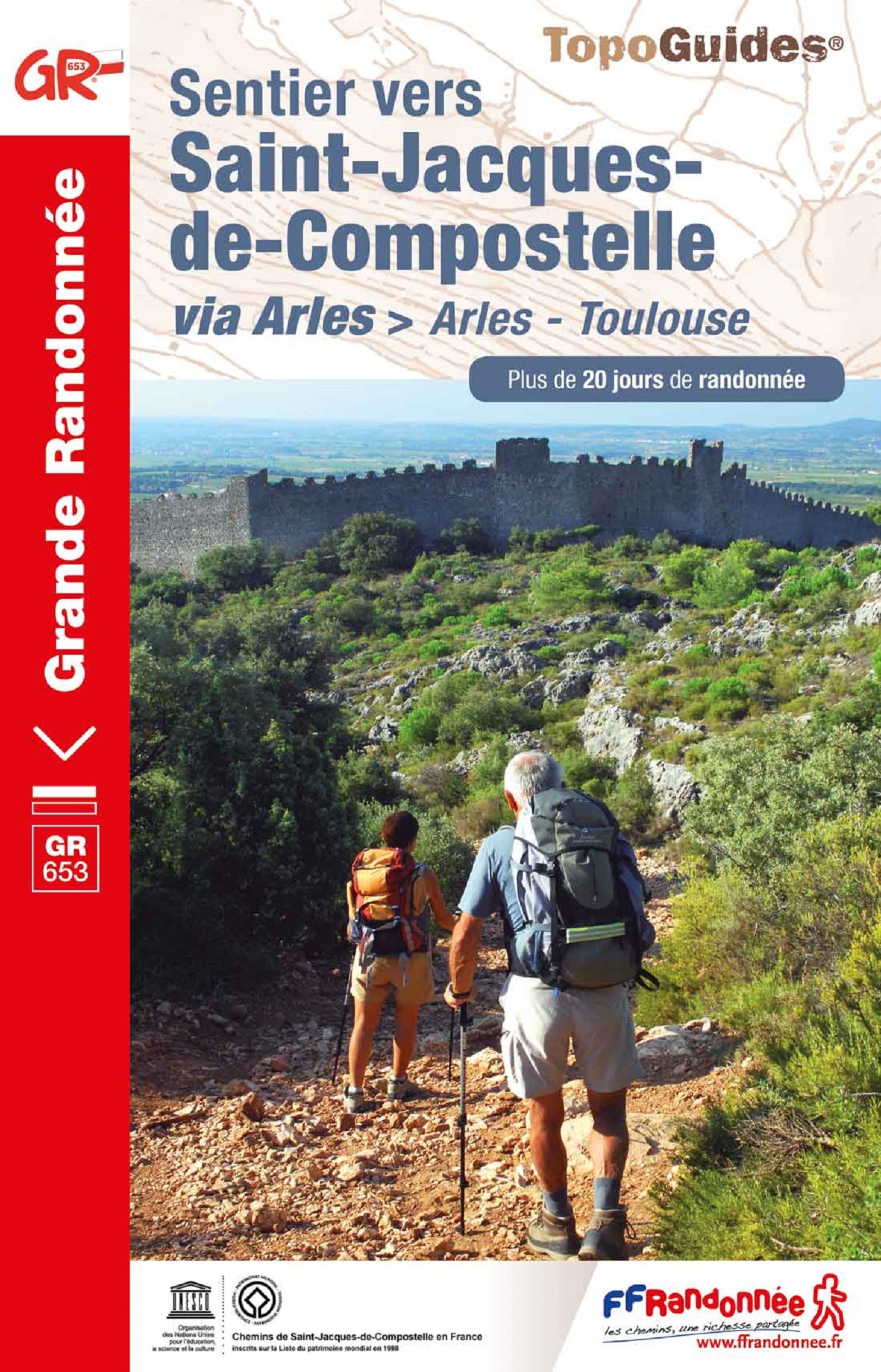 SENTIER VERS SAINT-JACQUES-DE-COMPOSTELLE : ARLES - TOULOUSE - REF 6533