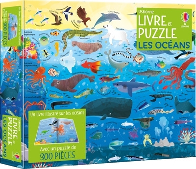 OCEANS - COFFRET LIVRE ET PUZZLE - DES 7 ANS