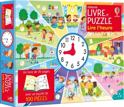LIRE L´HEURE - COFFRET LIVRE ET PUZZLE - DES 5 ANS