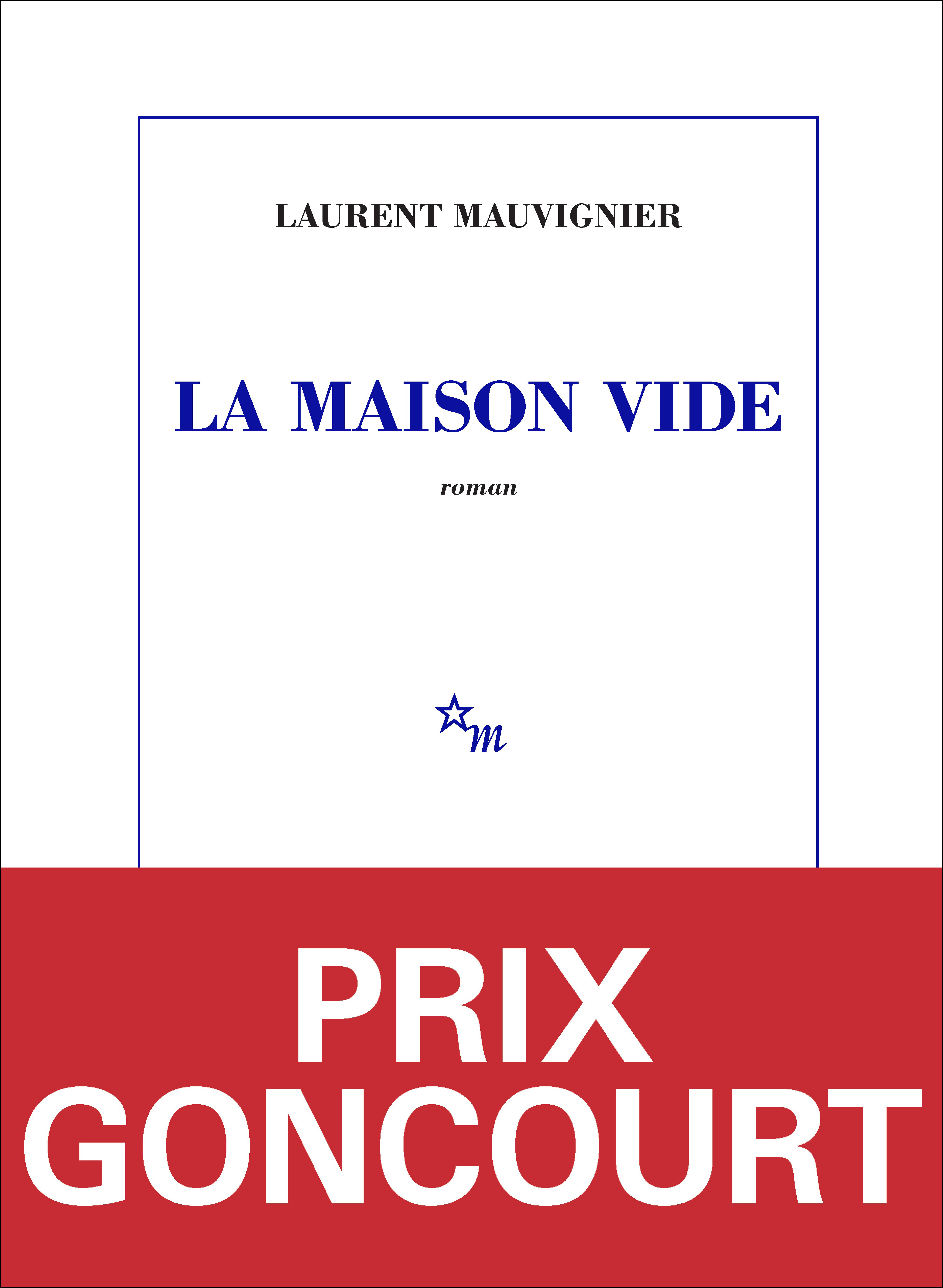 MAISON VIDE - PRIX GONCOURT 2025
