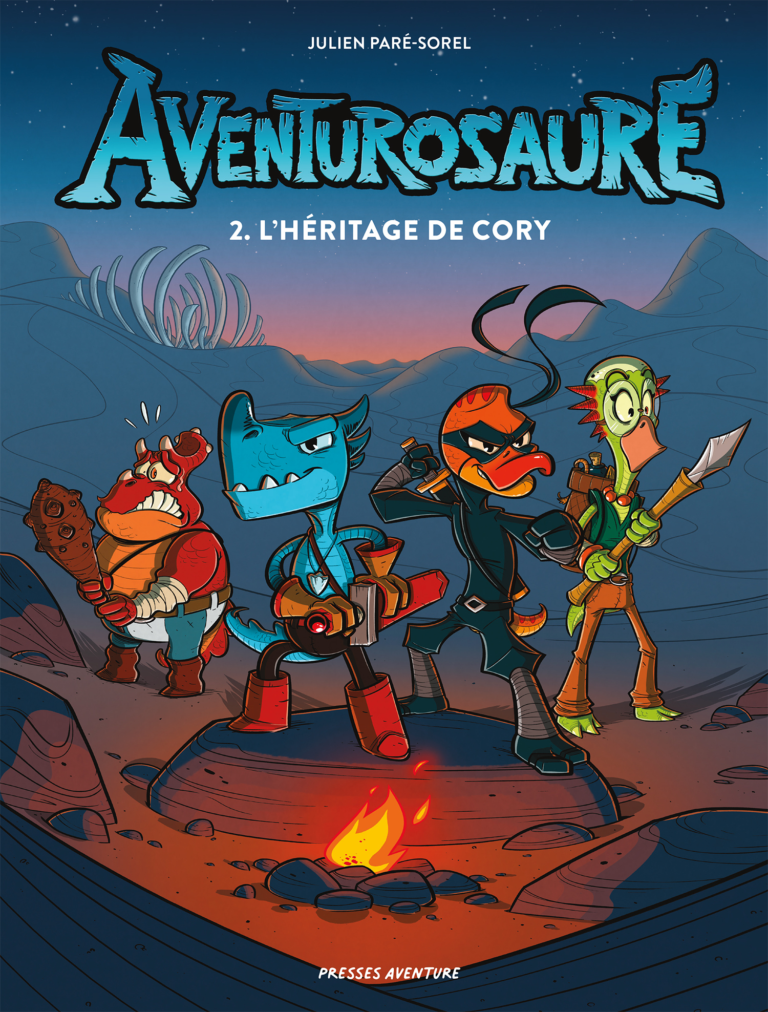AVENTUROSAURE - TOME 2 - L´HERITAGE DE CORY (RED) - NOUVELLE EDITION