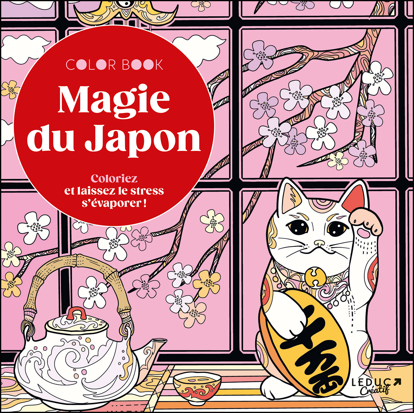 MAGIE DU JAPON - COLORIEZ ET LAISSEZ LE STRESS S´EVAPORER !
