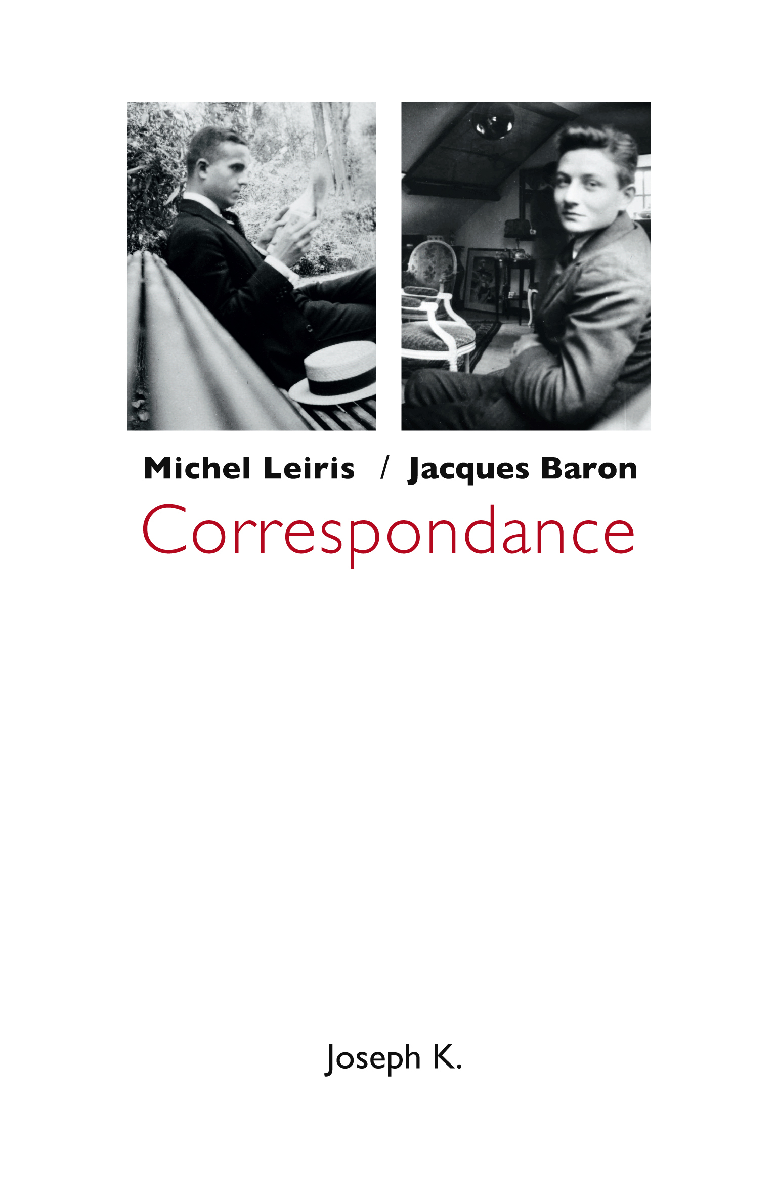 CORRESPONDANCE - LEIRIS/BARON