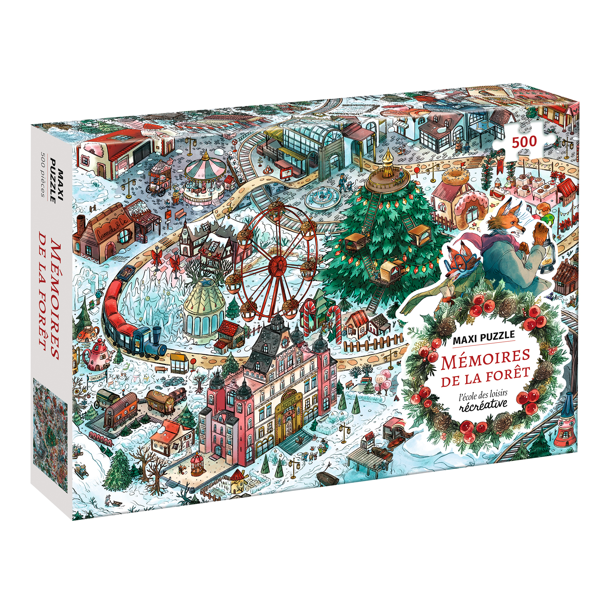 MEMOIRES DE LA FORET (HIVER 500 PIECES) - MAXI PUZZLE