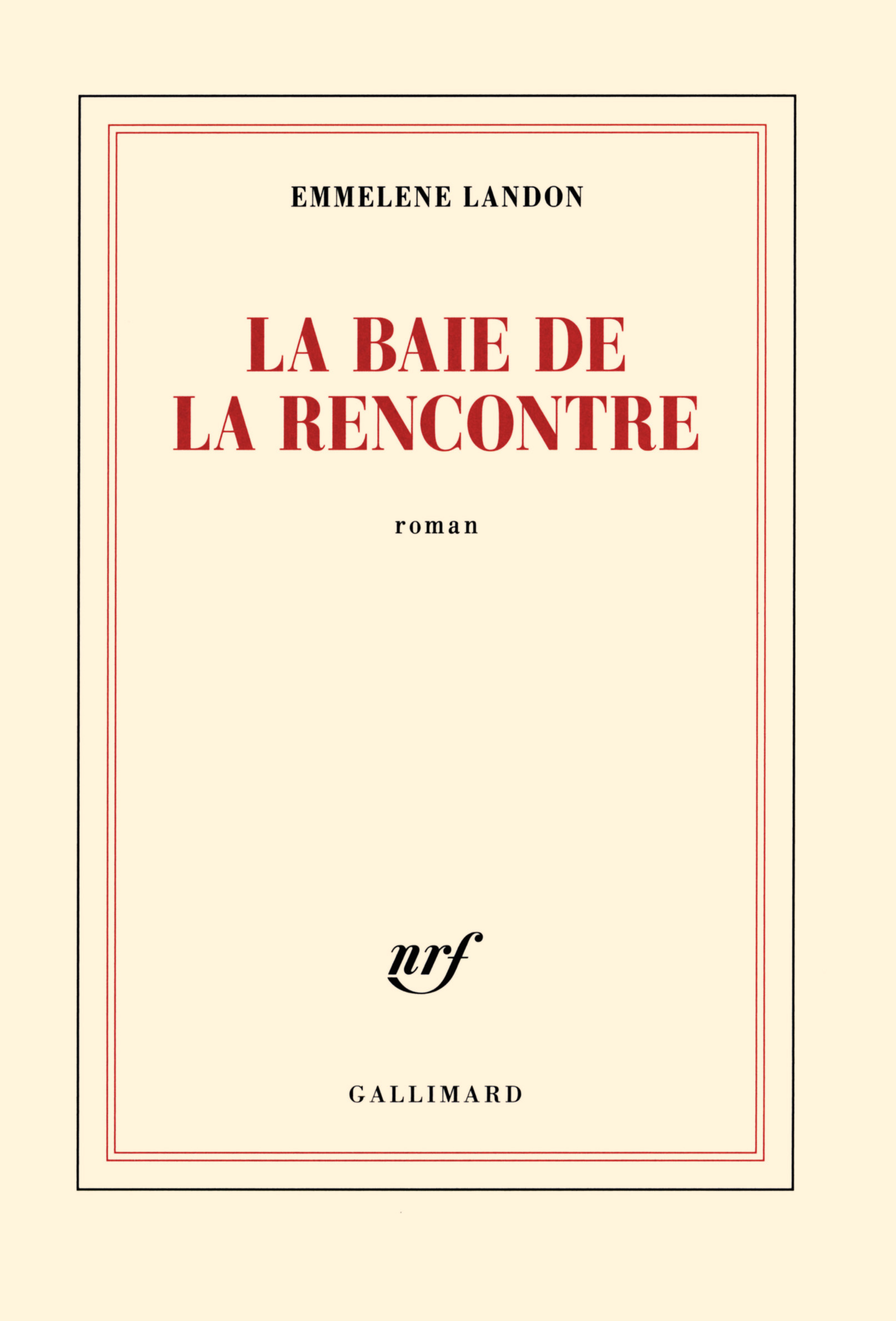 BAIE DE LA RENCONTRE