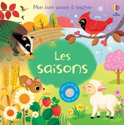 SAISONS - MON LIVRE SONORE A TOUCHER - DES 1 AN