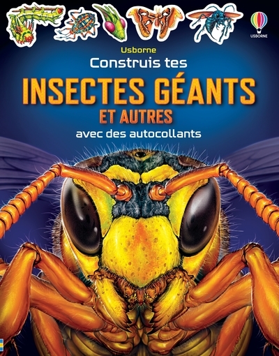 CONSTRUIS TES INSECTES GEANTS ET AUTRES AVEC DES AUTOCOLLANTS - DES 5 ANS