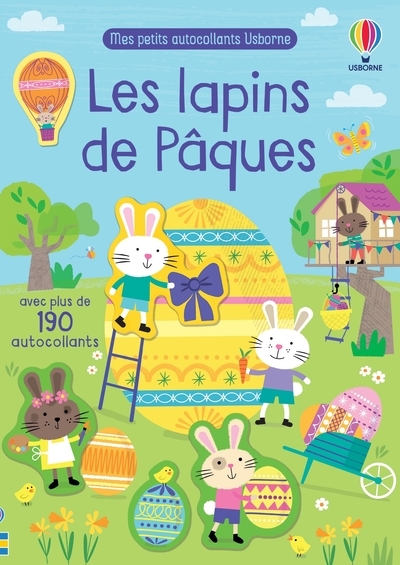 LAPINS DE PAQUES - MES PETITS AUTOCOLLANTS USBORNE - DES 3 ANS