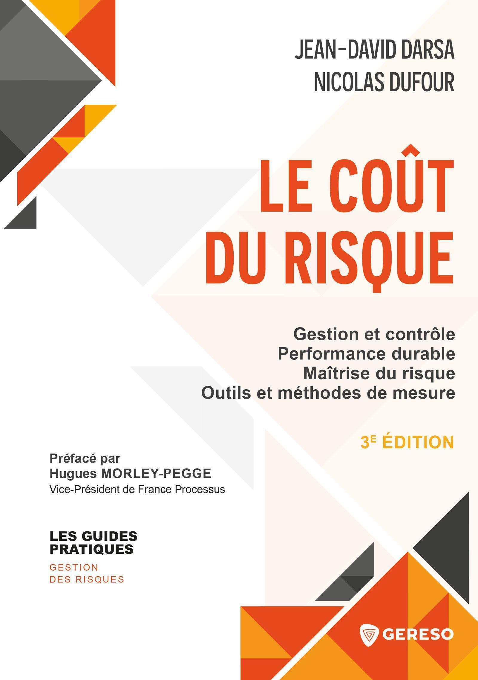 COUT DU RISQUE - GESTION ET CONTROLE-PERFORMANCE DURABLE-MAITRISE DU RISQUE-OUTILS ET METHODES DE