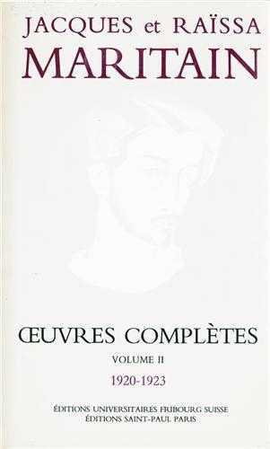 OEUVRES COMPLETES MARITAIN II