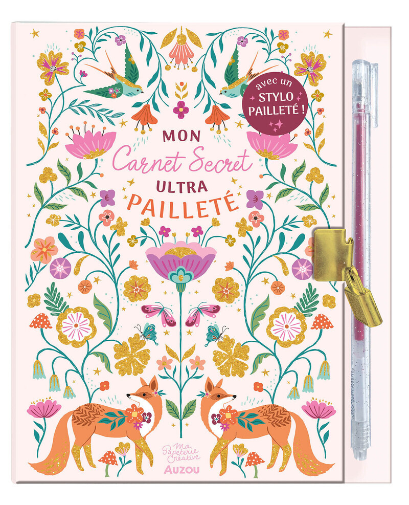 MON CARNET SECRET ULTRAPAILLETE - MA PAPETERIE CREATIVE
