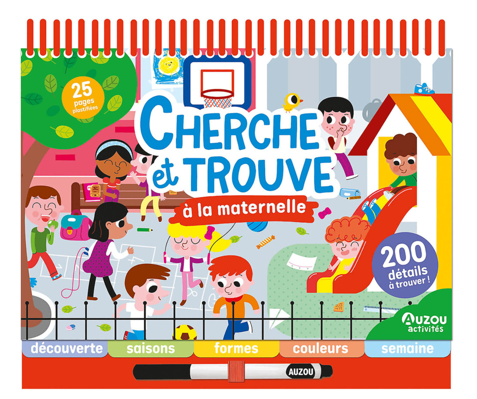 BLOC-NOTES CHERCHE ET TROUVE - A LA MATERNELLE