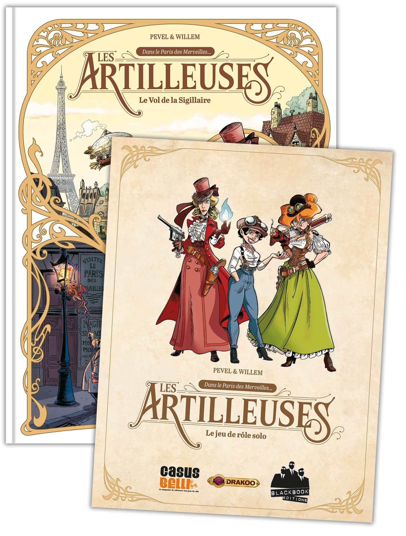 ARTILLEUSES - T01 - LES ARTILLEUSES - VOL. 01/3 + JEU DE ROLE - LE VOL DE LA SIGILLAIRE