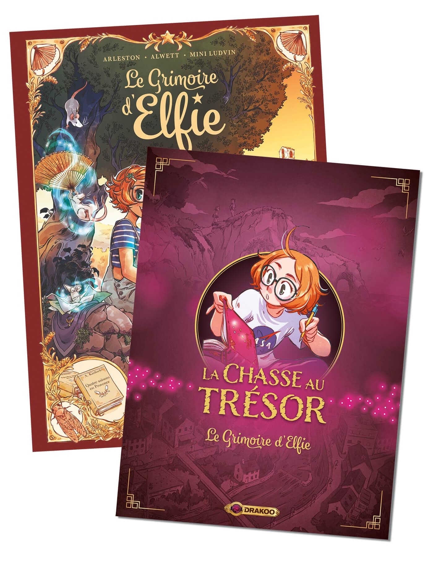 GRIMOIRE D´ELFIE - T02 - LE GRIMOIRE D´ELFIE - VOL. 02 + CHASSE AU TRESOR - LE DIT DES CIGALES