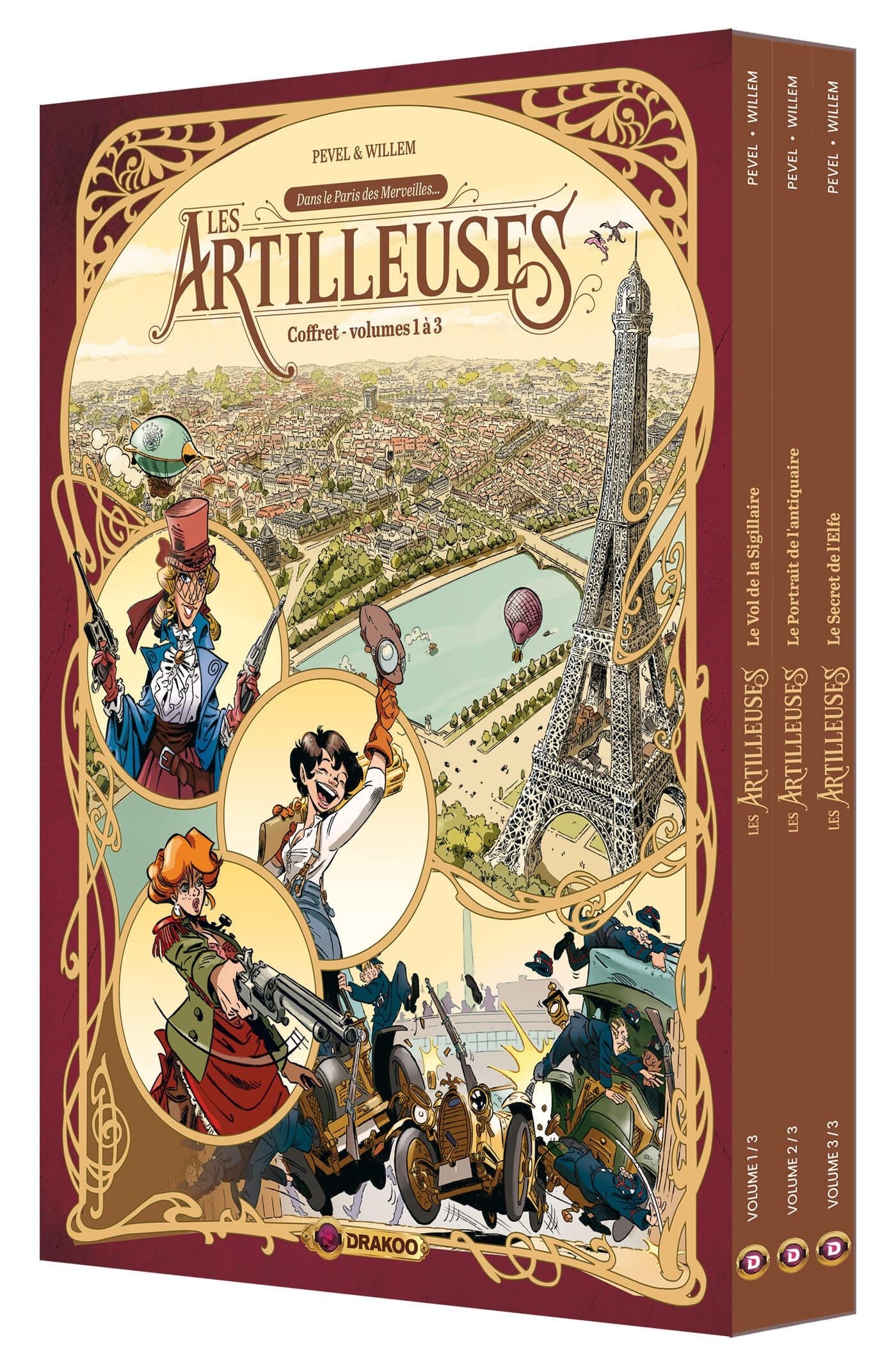 ARTILLEUSES (LES) - LES ARTILLEUSES - COFFRET VOL. 01 A 03