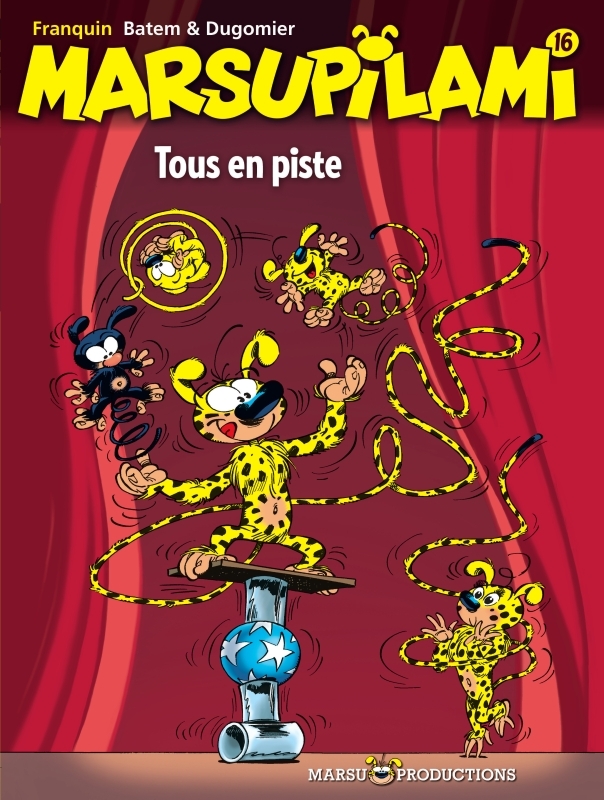 MARSUPILAMI T16 TOUS EN PISTE
