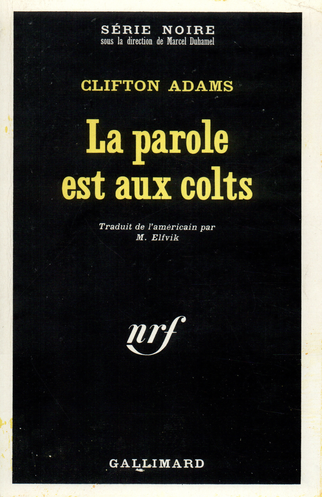 PAROLE EST AUX COLTS