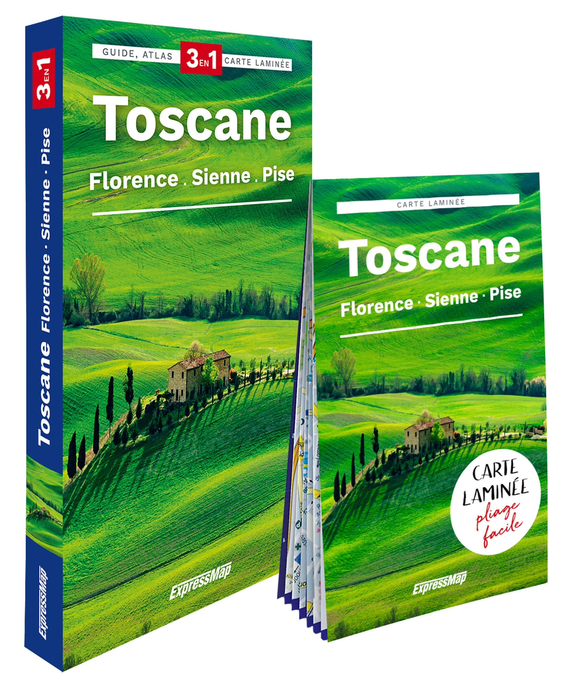 TOSCANE. FLORENCE, SIENNE, PISE (GUIDE 3EN1)