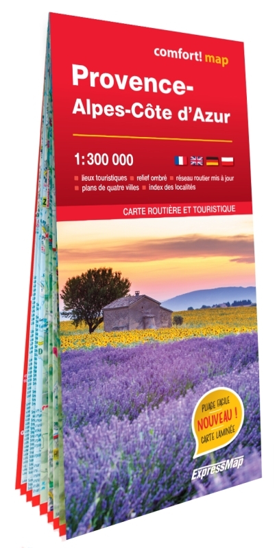 PROVENCE-ALPES-COTE D´AZUR 1/300.000 (CARTE GRAND FORMAT LAMINEE)