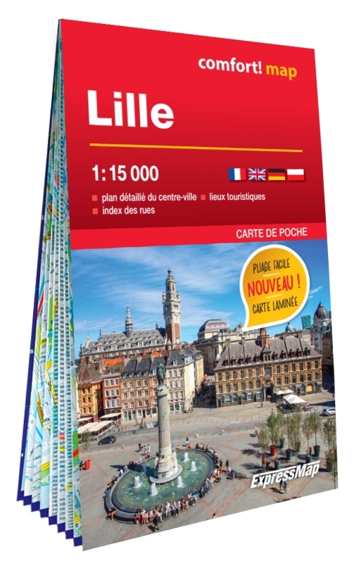 LILLE 1/15.000 (CARTE LAMINEE FORMAT POCHE - PLAN DE VILLE)