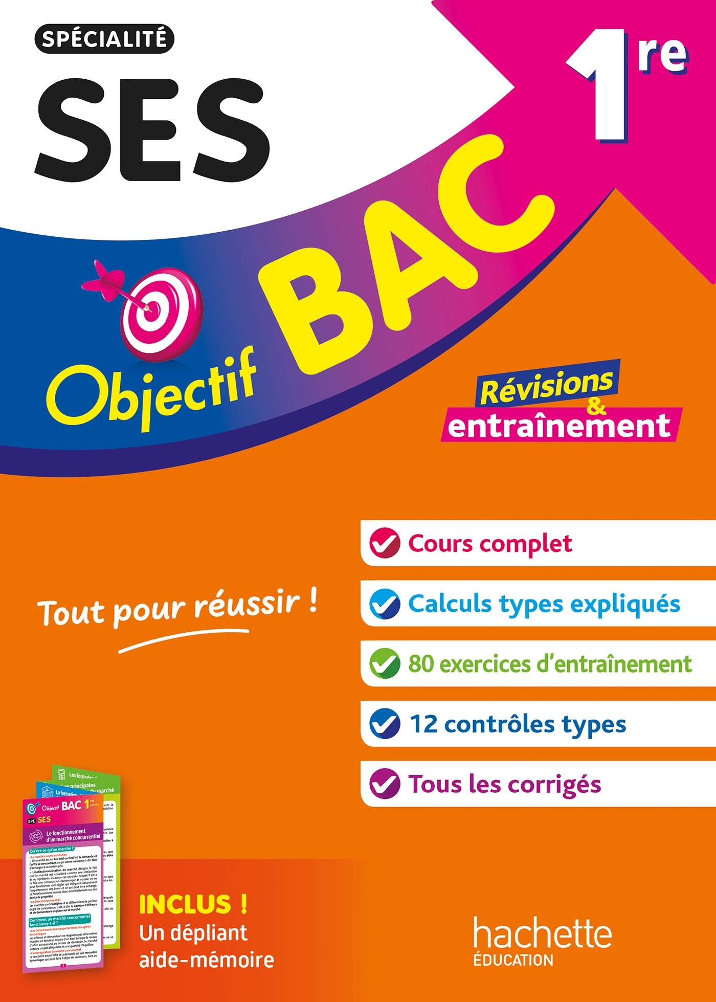 OBJECTIF BAC 1RE SPECIALITE SES BAC 2026