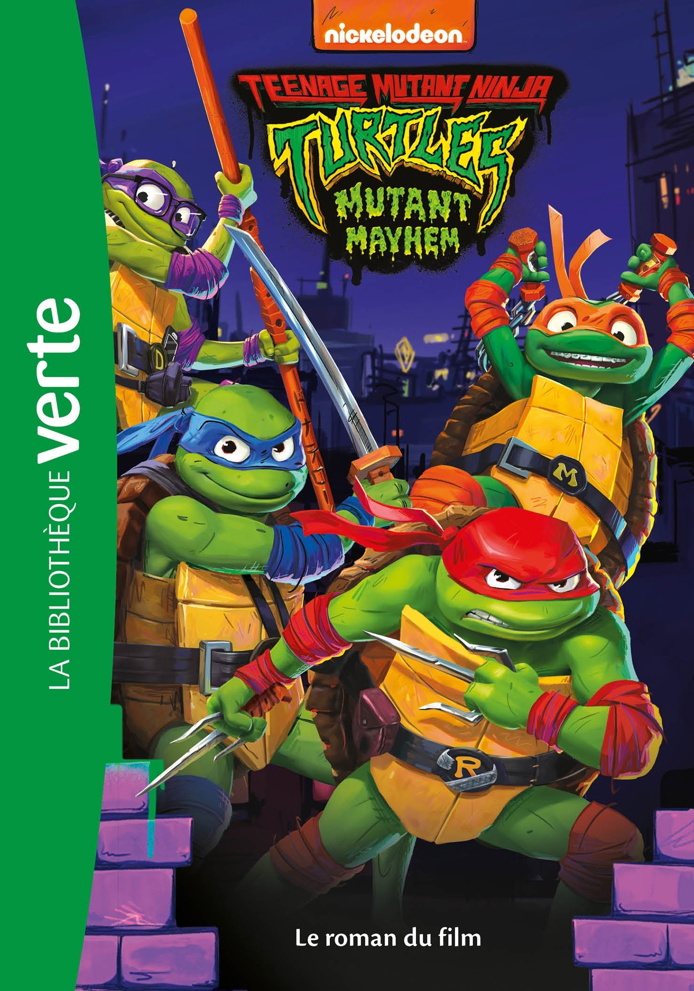 FILMS BB VERTE 8-10 - NINJA TURTLES - TEENAGE YEARS - LE ROMAN DU FILM